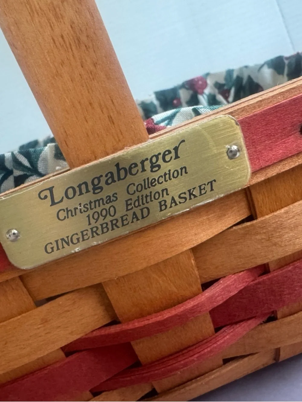 Longaberger woven basket